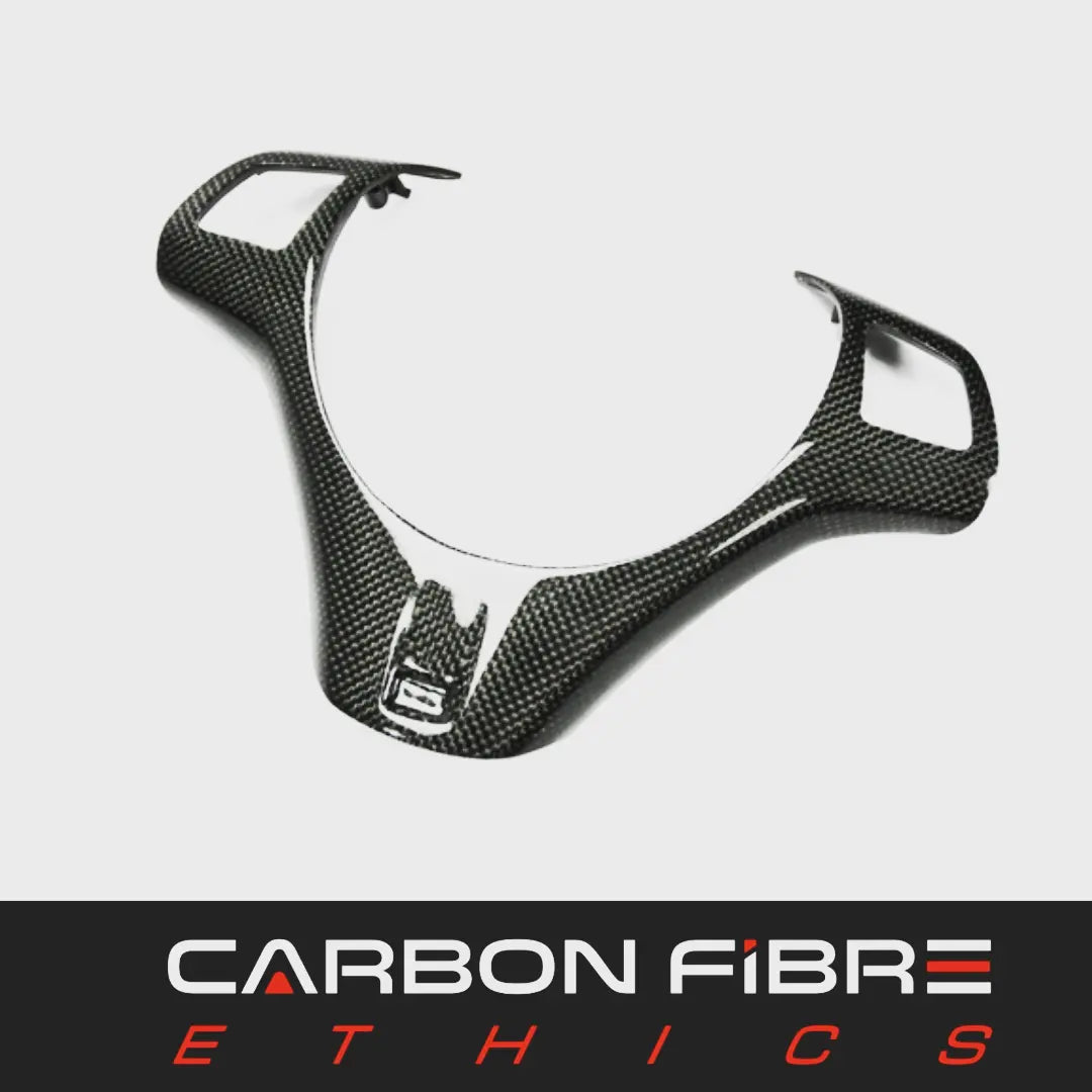 E92 CARBON STEERING WHEEL COVER